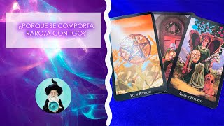 ¿PORQUE SE COMPORTA RAROA CONTIGO🤔 LECTURA DE TAROT  ASTRAL VLOG 🔮🧙 [upl. by Morice]