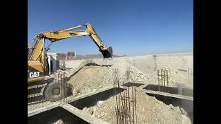 BACKFILLING WORK BY EXCAVATOR HOW TO BACKFILL AREA [upl. by Lyckman]