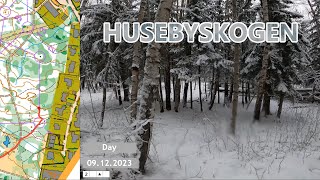 Headcam Orienteering Husebyskogen Oslo [upl. by Deacon947]