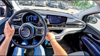 2022 Fiat 500e  POV Test Drive 1278 Joe Black [upl. by Hailey]