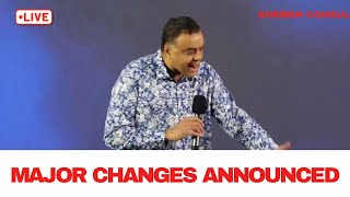 Bishop Dag Announces Major Changes to the Church November 3rd 2024 [upl. by Enelime]