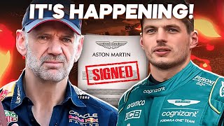 SHOCKING MOVE for Adrian Newey amp Max Verstappen [upl. by Rufena]