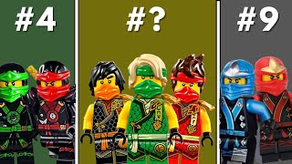 I Ranked The Best Ninjago Suits NINJAGO 2024 [upl. by Nahtnanhoj2]