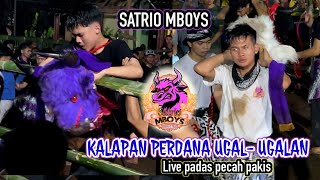 KALAPAN PERDANA UGALUGALAN  SATRIO MBOYS  live padas pecah pakis kembar 08032924 malang [upl. by Reppiks]