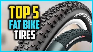 Top 5 Best Fat Bike Tires for Dirt of 2024 Review [upl. by Hammel]