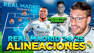 ASÍ JUGARÍA EL REAL MADRID EN LA TEMPORADA 202425 [upl. by Nickelsen]