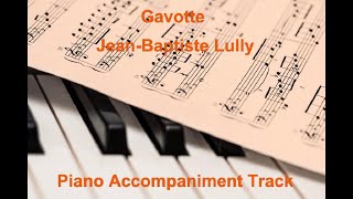 Gavotte by JB Lully  Suzuki Violin School Vol2 Piano Accompaniment Track [upl. by Aw]