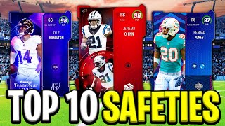 The Top 10 Safeties in Madden 24 [upl. by Berkeley302]