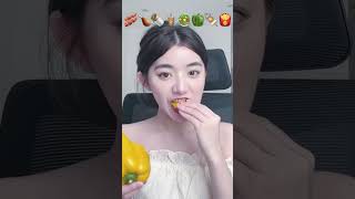 Ăn theo icon cùng Quynh Truong 🫑🍢🥓🍟🌯🧋🍗🥗 mukbang [upl. by Berri525]