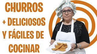 LA RECETA DE CHURROS DEFINITIVA  fácil  Porras caseras [upl. by Inavoy]