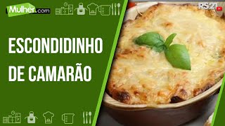 Escondidinho de Camarão com Aipim  Mulhercom  Rede Século 21  13042021 [upl. by Anivid]