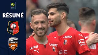 STADE RENNAIS FC  FC LORIENT 5  0  Résumé  SRFC  FCL  20212022 [upl. by Nnylassej]