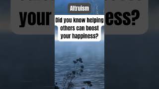 Altruism facts psychologyfacts psychology cognitivepsychologymentalhealth kindness empathy [upl. by Ardnazil]