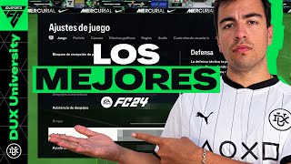 LOS MEJORES AJUSTES de FC 24 [upl. by Alracal]