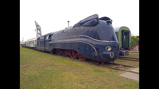 Dampflokomotiven Katastrophenzug Draisine Stromlinienlokomotive Schienenbus zum Lokfest Staßfurt 23 [upl. by Tryck]