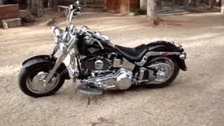 Harley Davidson Fatboy Evo 1340 Sound [upl. by Enaillil]