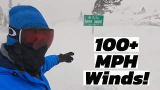 Terrifying California Blizzard Hundreds Stranded on Donner Pass [upl. by Ardnosal]