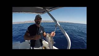 Boat FishingΨαρεμα από σκάφος με την τεχνική Fast jigging ΜαγιατικαAberjuck [upl. by Madelena]