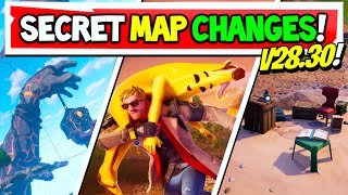 Fortnite LAST UPDATE MAP CHANGES  v2830 CHAPTER 5 [upl. by Davison908]