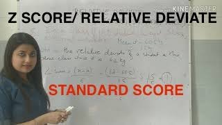 Z score Relative deviateStandard score PSMfmge neetpgCommunity Medicine tutorials [upl. by Woodley515]