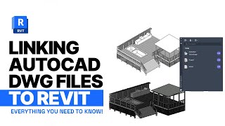 How to Link DWG file into Autodesk Revit 2024 [upl. by Susan584]