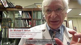 Vitamin D and issue of toxicity  Dr Michael F Holick  SunnyD Vitamin D3  Interview Highlights [upl. by Yslehc]