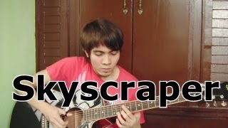 Skyscraper  Demi Lovato fingerstyle guitar cover [upl. by Ragland]