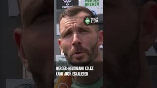 So tickt WerderNeuzugang Markus Kolke „Kann auch mal eskalieren“ 😆 🔥  Shorts DeichStube [upl. by Andris855]