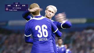 RSC Anderlecht  KV Kortrijk PES 2021 GAMEPLAY [upl. by Hairehcaz414]