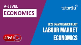 2023 ALevel Economics Exam Revision  Labour Market Economics [upl. by Naols168]