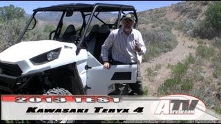 ATV Television  2013 Kawasaki Teryx 4 EPS Test [upl. by Alliuqat721]