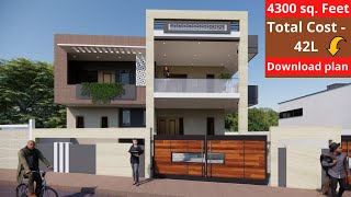 How to Design the 3D House Elevation in SketchUp  SketchUp Tutorial [upl. by Vowel]