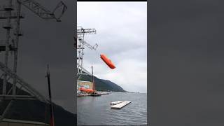 World Record Manned Freefall Lifeboat Drop [upl. by Rosie]