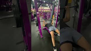 Benching 205smith machine”planet fitness [upl. by Yun]