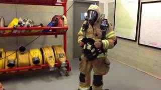 Learning about firefighter gear [upl. by Englis]