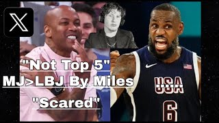 Stephon Marbury on LBJ ‘Shouldn’t even be mentioned in the same breath as MJ’ Its getting old man [upl. by Enelrats935]