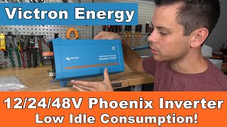 Victron Phoenix 1200VA LF Inverter Extremely Low Standby Consumption and More [upl. by Nylia]