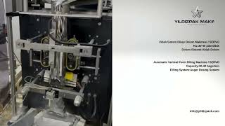 Vidalı Sistem Dikey Dolum Makinesi  Automatic Vertical Form Filling Machine [upl. by Cita98]