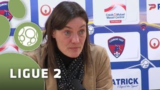 Conférence de presse Clermont Foot  Valenciennes FC 00  20142015 [upl. by Ybeloc]