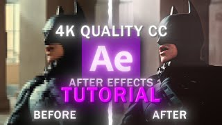 4K Color Correction TUTORIAL  After Effects TUTORIAL [upl. by Eanrahc]