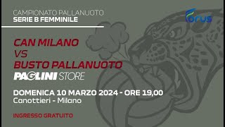 Canottieri Milano vs Busto Pallanuoto ASD [upl. by Nalrah]