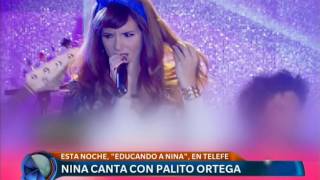 Nina y Palito Ortega juntos en el escenario – Telefe Noticias [upl. by Marsh92]