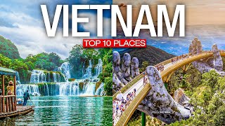 Top 10 Places to Visit in VIETNAM  Vietnam 2023 Travel Guide [upl. by Einalem]