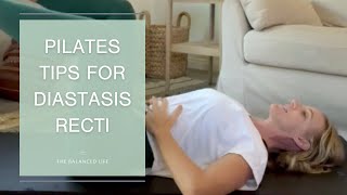 Diastasis Recti Exercises Postpartum Pilates [upl. by Hardan]