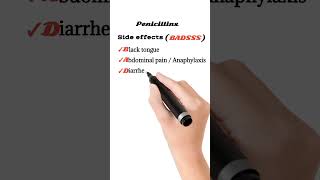 Penicillins side effects  pharmacology mnemonics [upl. by Ivers]