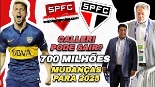 CALLERI PODE DEIXAR O SÃO PAULO VALOR ASSUSTA NO SPFC • ANTECIPAÇÃO DO CALENDÁRIO E  SPFC [upl. by Rancell]