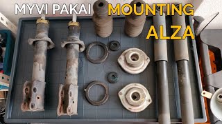 KING MYVI PAKAI MOUNTING ALZA STEERING TERASA RINGAN [upl. by Silvio]