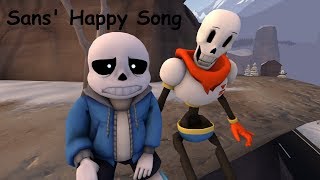 Sans Happy Song SFMUT [upl. by Gertrud]