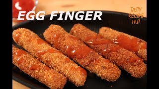 Crunchy Egg Fingers  Easy tea time snacks with less ingredients [upl. by Anitnoc]