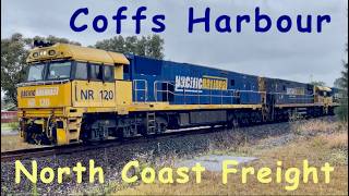 Freight Trains on the NSW North Coast Line  Around Coffs Harbour [upl. by Now]